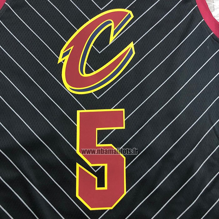 Maillot Cleveland Cavaliers Dennis Smith JR. NO 5 Statement 2020-21 Noir
